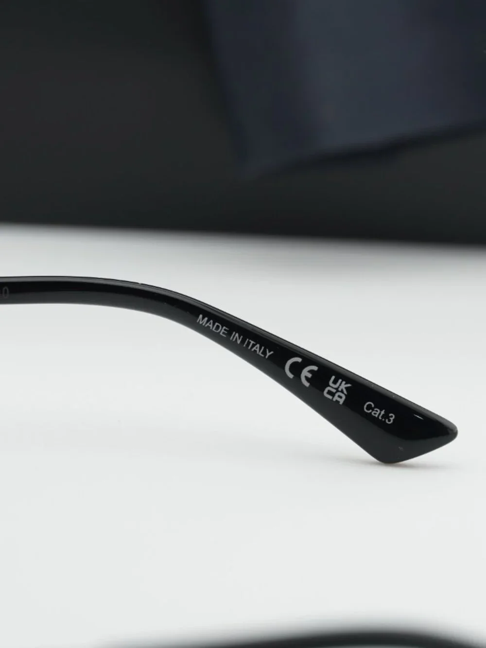Saint Laurent SL653LEONLEATHERSPOILER001 Aviator Sunglasses - Silver/Black /Grey